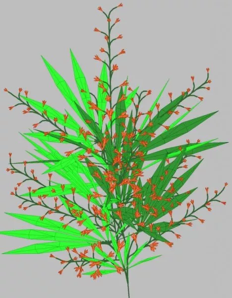 Simple Flower 3d model Simple Flower 3d model