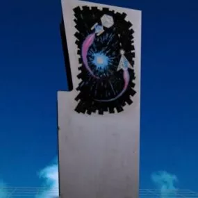 Space War Arcade Machine 3d model