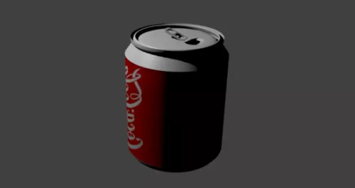Plastic Coca Cola Bottle 3d model