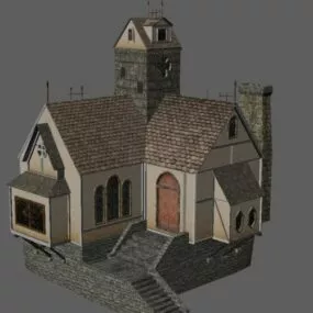 Medieval House 3d model