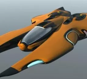 Wraith Raider Space Ship 3d model