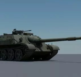 Su-122 Tank 3d model