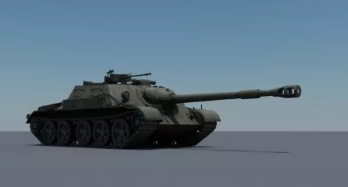 Su-122 Tank 3d model Su-122 Tank 3d model