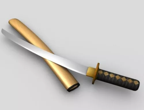 Kitchen Knives 3d model