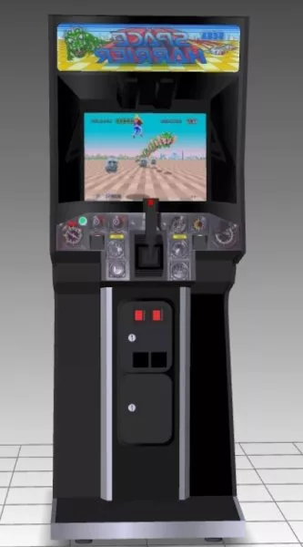 Space Harrier Upright Arcade Machine 3d model Space Harrier Upright Arcade Machine 3d model