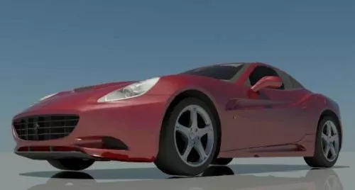 Car Ferrari California 3d model Car Ferrari California 3d model