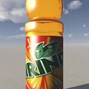 Squash Drink Bottle 3d model