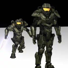 Halo Masterchef Characters 3d model