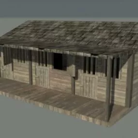 Stable House 3d model