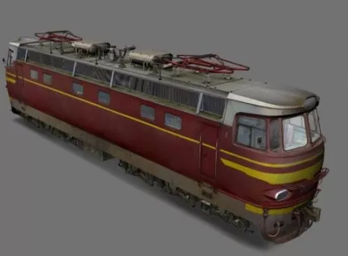 Passenger Subway Train 3d model