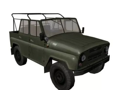 Uaz 469 Vehicle 3d model Uaz 469 Vehicle 3d model