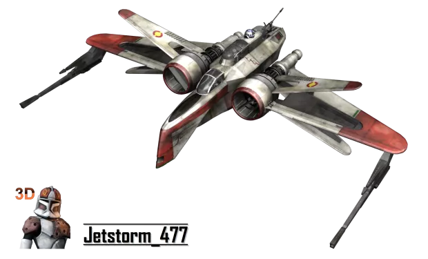 Arc170 Fighter Aircraft 3d model Arc170 Fighter Aircraft 3d model
