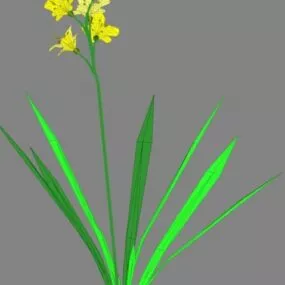 Simple Lowpoly Flower 3d model