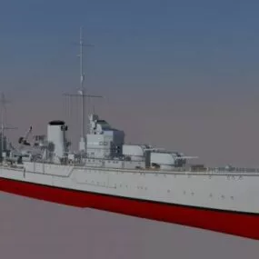 Hms Warship 3d model