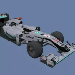 Mercedes F1 Car 3d model