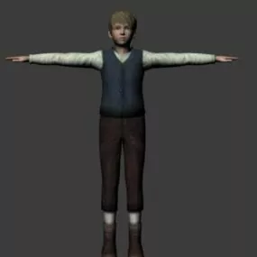 Citizen Boy 3d model