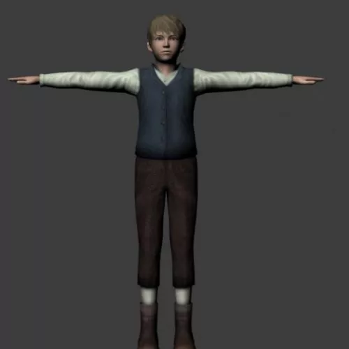 Citizen Boy 3d model Citizen Boy 3d model