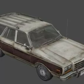 Stationwagon Car 3d model
