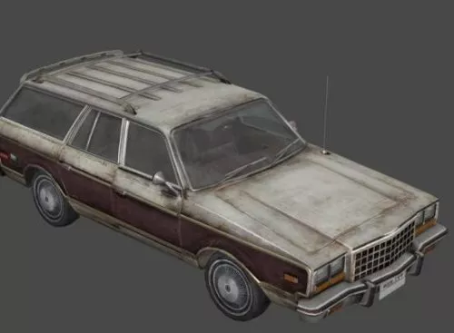 Stationwagon Car 3d model Stationwagon Car 3d model