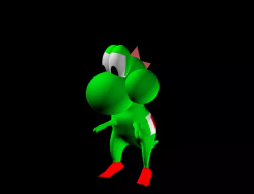 Yoshi Cartoon Character 3d model Yoshi Cartoon Character 3d model