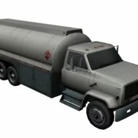 Airport Fuel Truck Car 3d model