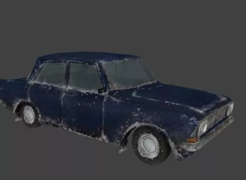 Old Car 3d model Old Car 3d model