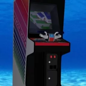 Paperboy Upright Arcade Machine 3d model