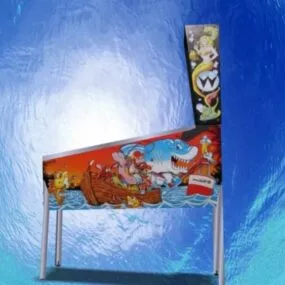 Fish Tales Pinball Machine 3d model