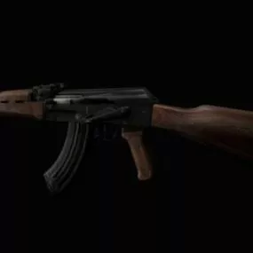 Kalashnikova Ak 1947 Gun 3d model