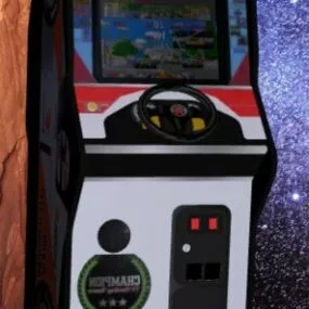 Super Monaco Gp Upright Arcade Machine 3d model