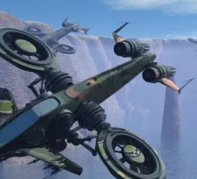 Mrx22 Recon Flyer Vehicle 3d model