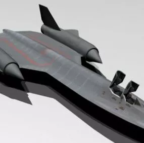Sr-71 Blackbird 3d model