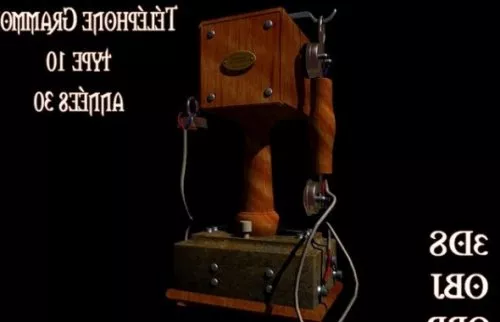 Old Telephone Free 3d model Old Telephone Free 3d model