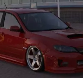 Subaru WRX Highpoly Car 3d model