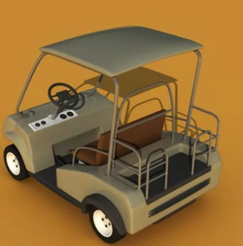 Vintage Cart Stagecoach 3d model