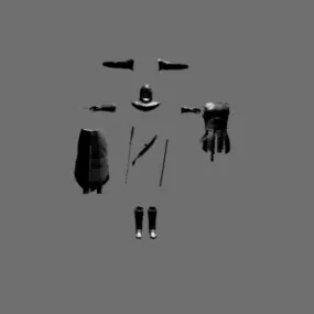 Clothes Set 3d model
