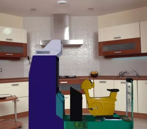 Classic Game Space Arcade 3d model