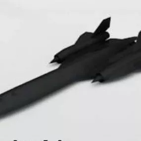 Aircraft SR72 Blackbird  Free 3d model