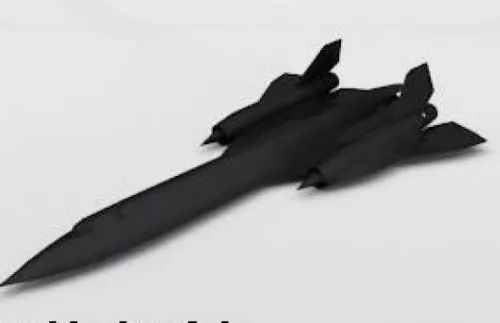 Aircraft SR72 Blackbird Free 3d model Aircraft SR72 Blackbird Free 3d model