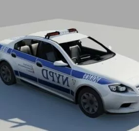 Nypd Ford Mondeo Police Car 3d model