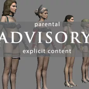 Strippers Character 3d model