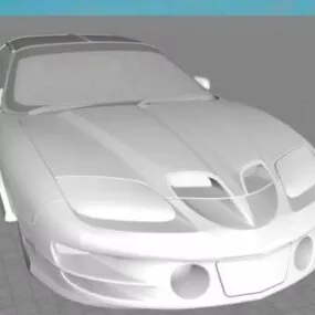 Pontiac Firebird Trans Am Ws6 Ram Air 1998-2002 3d model
