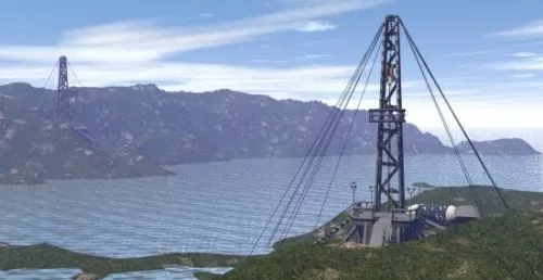 Oil Platform Extractor Building 3d model Oil Platform Extractor Building 3d model
