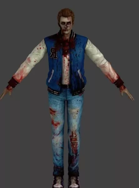 Romeo Zombie Man Character 3d model Romeo Zombie Man Character 3d model