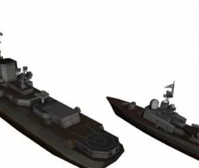 Kara Class Nanuchka Cruiser 3d model