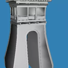 Gatehouse – Without Textures 3d model