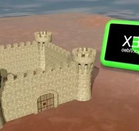Western Castle 3d model