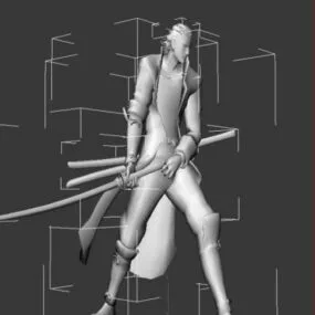 Warrior Guy 3d model
