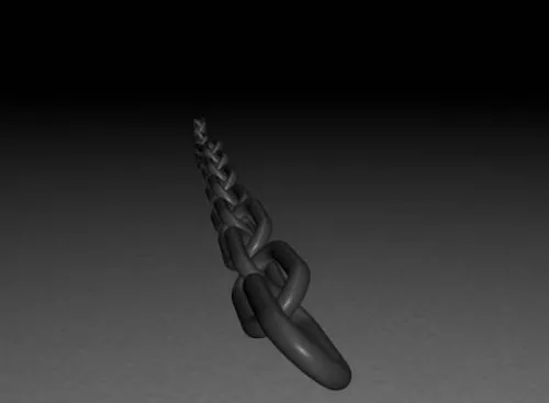 Chain 3d model Chain 3d model
