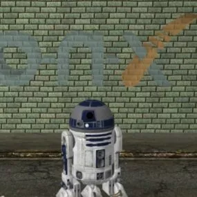 R2d2 3d model